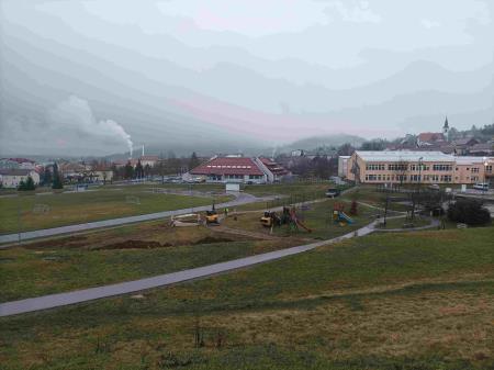 gradbena dela otroško igrišče